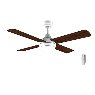 Imagen de Cecotec Ventilador de Techo con Luz EnergySilence Aero 4250 Fresh. 55 W, Diámetro 42 4 Aspas Reversibles, LED, Mando a distancia, Temporizador hasta 8h, 3 Velocidades