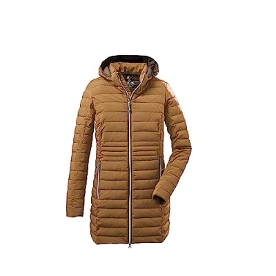 Imagen de G.I.G.A. DX mujer Parka funcional con aspecto de plumón y capucha cremallera Bacarya, light brown, 34, 34275 000