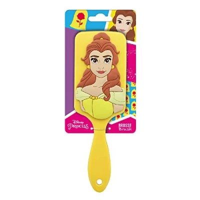 Imagen de Princesas DISNEY BELLE Cepillo de Silicona 3D Princesa Todo tipo cabello