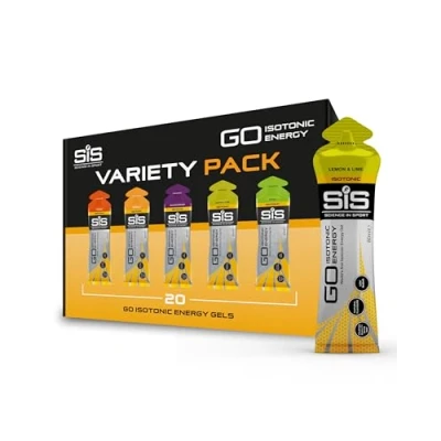 Imagen de Science in Sport GO Gel Energético Isotónico 20 x 60ml Vegano Formulación Isotónica con 22g de Carbohidratos, Buen Proveedor Energía, Alternativa Óptima para Bebidas Isotónicas