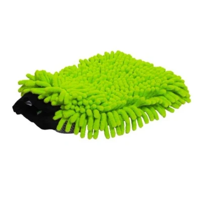 Imagen de GECKO 687880 Guante de limpieza coche Microfibra verde claro