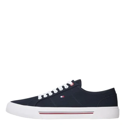 Imagen de Tommy Hilfiger Hombre Vulcanized Sneaker Zapatillas, Azul (Desert Sky), 42 EU