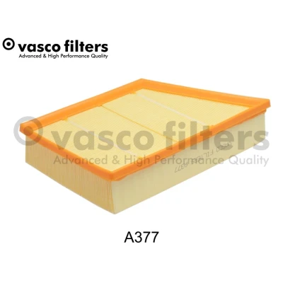 Imagen de DAVID VASCO A377 Filtro de aire 58 290 180 rectangular Cartucho filtrante LAND ROVER: Range Rover Evoque, Discovery Sport, Freelander 2 SUV