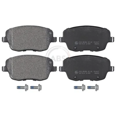 Imagen de A.B.S. 37241 Juego de pastillas freno sin sensor desgaste SEAT: Ibiza 3, 4, 4 Sportcoupe, SKODA: Fabia 2, I Hatchback