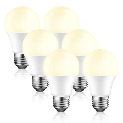 Imagen de EXTRASTAR Bombillas LED 9W E27, Luz Cálida 3000K, 860Lm, Equivalente a 63W Bombilla Incandescente Halógena, No Regulable, 6Pcs