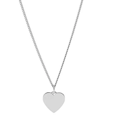Imagen de Fossil Collar Para Mujer Vintage Iconic, Longitud Total: 45.7 Cm + 5.1 Extensión Cadena Plata Acero Inoxidable, JF03330040