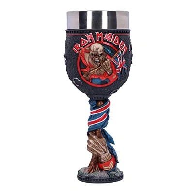 Imagen de Nemesis Now Iron Maiden The Trooper Cáliz (19,5 cm), color rojo