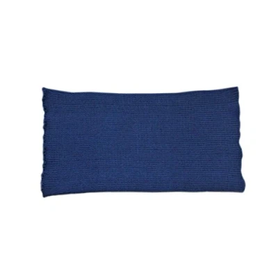 Imagen de Banda de vientre unisex 100% lana merino para el vientre, la cintura, embarazadas, mujeres y hombres, tejida azul oscuro 80
