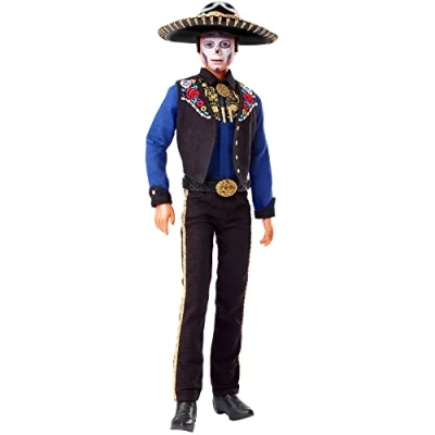 Imagen de Barbie Signature Ken Día de Muertos, muñeco colección Juguete (Mattel HBY10)