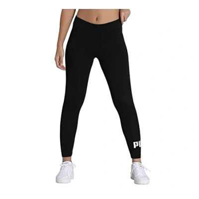 Imagen de Puma Essentials Logo W Legging Deportivo de Talle Alto, Mujer, Negro, M