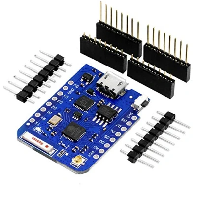 Imagen de AZDelivery D1 Mini Pro ESP8266 ESP 8266EX CP2104 Placa de Desarrollo WiFi Compatible con Arduino E Book Incluido!