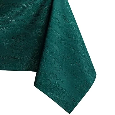 Imagen de AmeliaHome Mantel con Efecto Loto Resistente al Agua poliéster Verde Vesta 60x60 cm