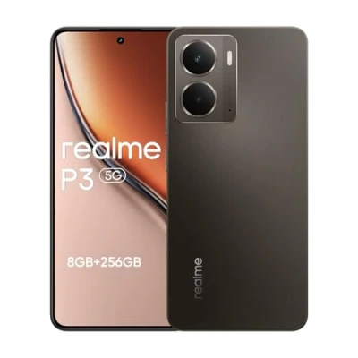 Imagen de realme P3 Smartphone 5G,Snapdragon 6 Gen 4,120Hz 6.67&quot; AMOLED Pantalla,50 MP AI Cámara,8GB+256GB Telefono Movil,Batería 5000mAh,Dual SIM Android 15,NFC IP69,Gris,Sin Cargador