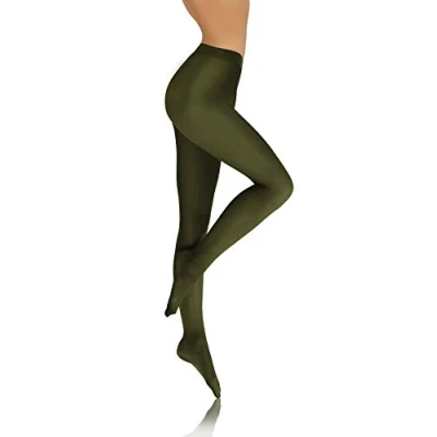 Imagen de Sesto Senso Medias Mujer Opaco 70 Den Microfibra Verde 4 L Bottiglia