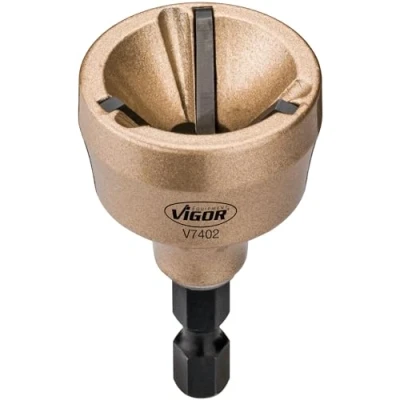 Imagen de VIGOR Desbarbador externo V7402, Diámetro: 3 19mm, Desbarbado de tornillos, roscas y para ajustar ejes transmisión deformados, tirantes, etc