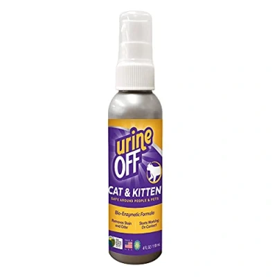 Imagen de Kerbl Urine Off para Gatos, Spray Formato Viaje, 118ml, Opaque