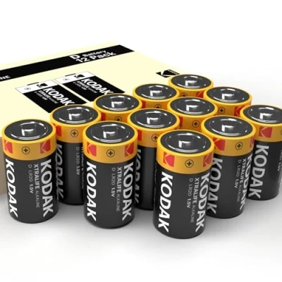 Imagen de Kodak Baterías D Cell Desechables alcalinas para el hogar LR20 1.5V Paquete de 12