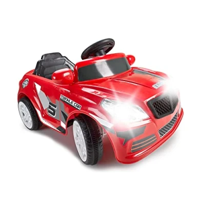 Imagen de FEBER Twinkle Car R/C, Coche Eléctrico con Radio Control, Batería de 12V, Mando Incluido Distancia Máxima 10 m, Autonomía 45 min, Peso Máximo 25 kg, Edad 3 a 6 años, Famosa (800012263)