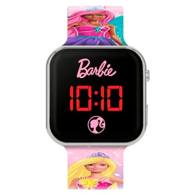 Imagen de Peers Hardy Barbie BDT4144ARG Reloj LED con correa multicolor, Moderno
