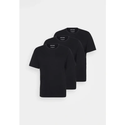 Imagen de Jack &amp; Jones Jacunder TEE CREW NECK 3 PACK Camiseta interior, Hombre, Talla: XXL, Black
