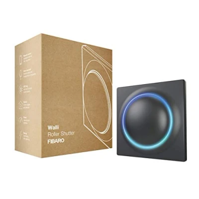 Imagen de FIBARO Z Wave Plus FGWREU 111 8 Walli Roller Shutter, Interruptor de Persiana Empotrado, color Gris (Antracita)