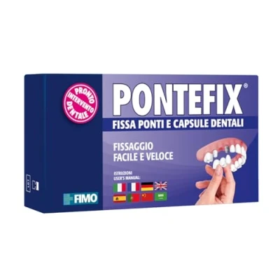 Imagen de Pontefix Cemento Dental Fija Puentes, Cápsulas Dentales y Dientes Pivotantes