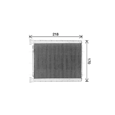 Imagen de Radiador de calefacción AVA QUALITY COOLING TO6782