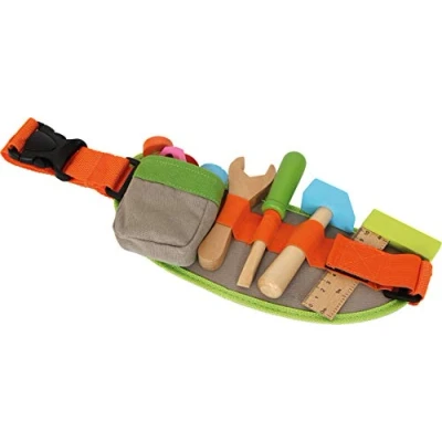 Imagen de Small Foot Cinturón Ajustable con Herramientas y Accesorios de Madera, a Partir 3 años, 4745 Juguete, Multicolor, (Handelshaus Legler OHG