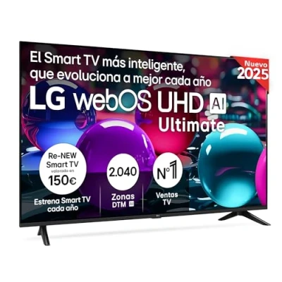 Imagen de LG 65UA73006LA TV 65&quot;, UHD 4K, WebOS 25, Ultimate IA, HDR10 Pro, Super Upscaling, Dolby Digital Plus, Google Assistant, Negro
