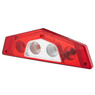Imagen de HELLA 2VP 012 570 181 Piloto posterior derecha Rojo, transparente negro con lámpara