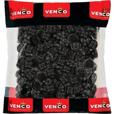 Imagen de Venco Dubbel Zoute Rondjes 1kg