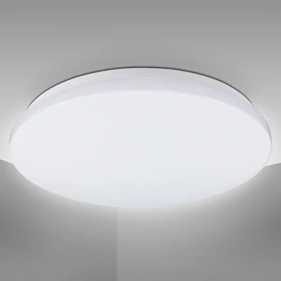 Imagen de B.K.Licht 15 Watt led lámpara de techo I Ø275 mm color luz blanco neutro 4000 K indirecta plafon
