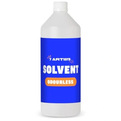 Imagen de 7 Artists Disolvente Pintura Para Colores Al Óleo Diluyente De 1000 ml Oleo White Spirit Oil Color Thinner