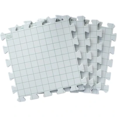 Imagen de Boye Tableros de Bloqueo Punto Aguja, Tejido y Ganchillo, Ancho x 12 Pulgadas Largo, 4 Piezas, Gris