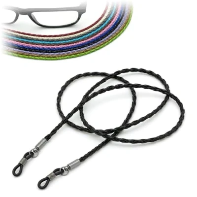 Imagen de CKB LTD Correa de piel sintética para gafas sol, cordón el cuello, 70 cm, 1 unidad, Negro, cm
