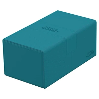 Imagen de Ultimate Guard Twin Flip`n`Tray 200+ XenoSkin Monocolor Bleu Pétrole