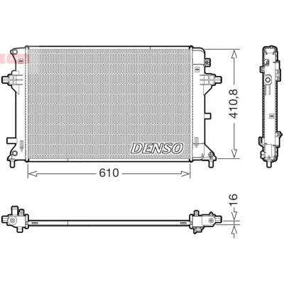 Imagen de Radiador, refrigeración del motor DENSO DRM41038