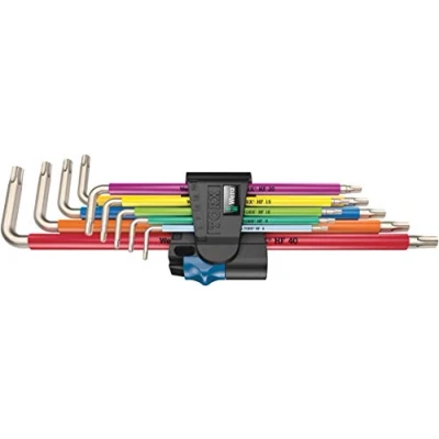 Imagen de WERA 05022689001 3967/9 TORX SXL Multicolour HF Stainless 1 Juego de llaves acodadas,acero inox 9 Piezas