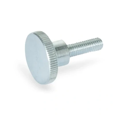 Imagen de Ganter Normelemente Tornillos moleteados altos, DIN 464 M5 25 ZB, rosca M5, longitud de la rosca: mm, acero galvanizado, 5 unidades