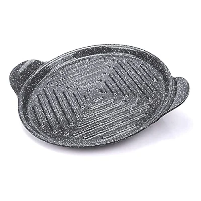Imagen de Moneta Gusto Griglia Parrilla redonda, de aluminio, Gris, 25 cm
