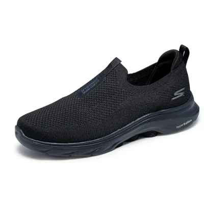 Imagen de Skechers Performance GO WALK 7 SLIP ON Zapatillas para caminar, Hombre, Talla: 43.5, Black Zapatos