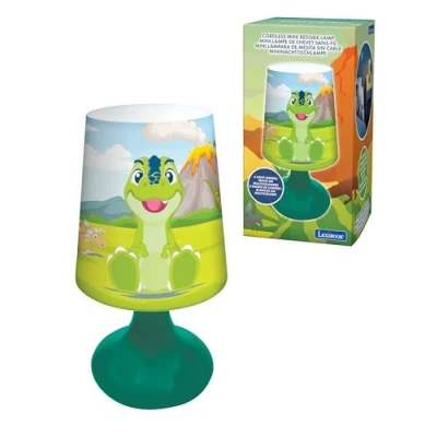 Imagen de Lexibook, Dinosaurio, Mini lámpara de noche y luz nocturna, verde, MLT10DINO