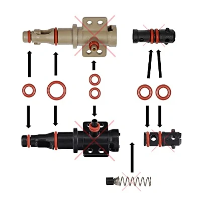 Imagen de Junta kit de mantenimiento juntas tóricas compatible con Saeco Philips Spidem Gaggia para apoyar la válvula salida espita HD RI SM SUP EP Set 14 por Snapworld Kaffee