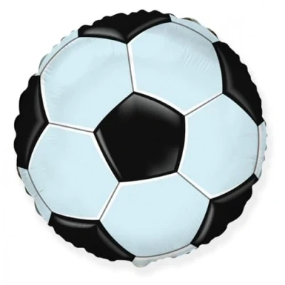 Imagen de ALMACENESADAN, 5339, Pack fiesta cumpleaños; compuesto por foil de futbol, diametro 45 centimetros (foil cms)