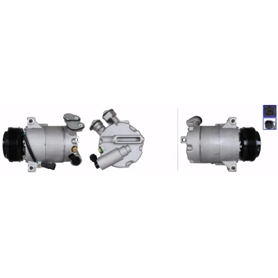 Imagen de LUCAS ACP01231 Compresor de Aire Acondicionado PAG 46 YF R134a, R1234yf con juntas FORD: FOCUS 3
