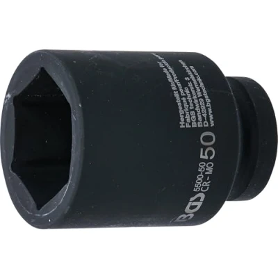 Imagen de BGS 5500 50 Llaves de vaso impacto hexagonal, largo entrada 25 mm (1&quot;)
