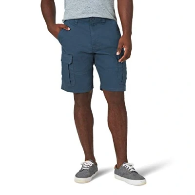 Imagen de Wrangler Authentics Men&#039;s Big &amp; Tall Classic Relaxed Fit Stretch Cargo Short, Midnight Blue, 52