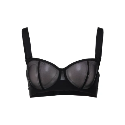 Imagen de DKNY Intimates Sheers Convertible Strapless Sujetador con aros, Mujer, Talla: 32xD, Black