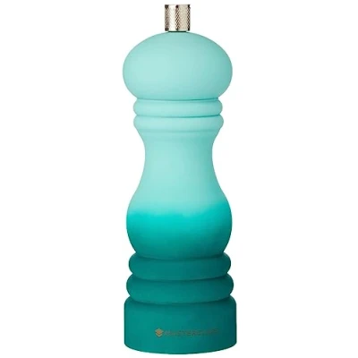 Imagen de MasterClass molinillo de pimienta o sal con tapa intercambiable, plástico, verde ombré, 17 cm