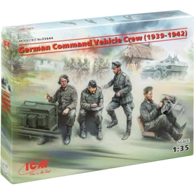 Imagen de ICM ICM35644 1:35 Tripulación de vehículo Comando alemán (1939 42) 4 higos